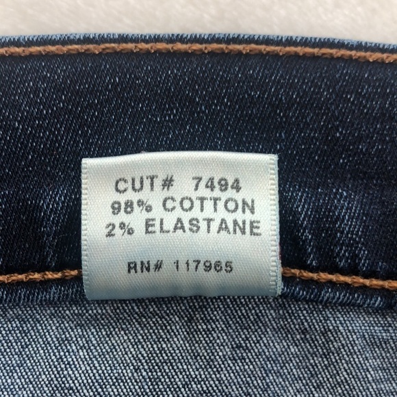 J BRAND Size 29 Medium Washed Denim Starless Low Rise Skinny Ankle Jeans - Picture 7 of 11